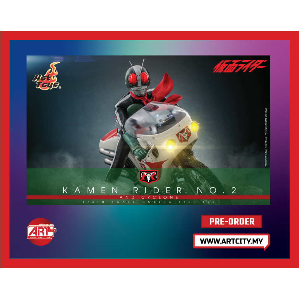 Hot Toys - Kamen Rider No.2 & Cyclone No.2 - Shin Kamen Rider - 1/6th ...