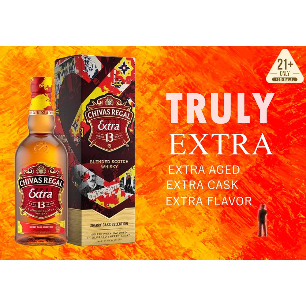 Chivas Extra 13 Sherry Cask Selection Blended Scotch Whisky 700ml ...