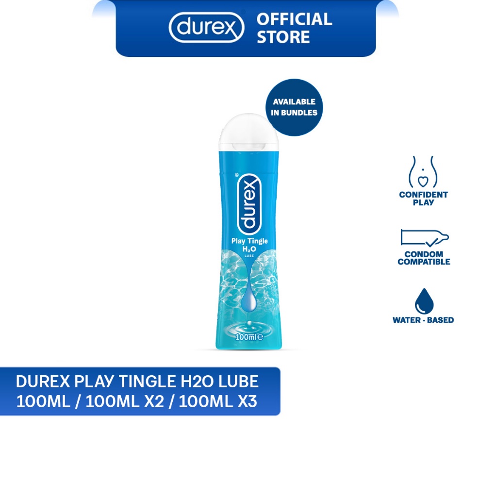 Durex Play Tingle Lube Lubricant Gel 100ml/2 x 100ml/3 x 100ml | Shopee  Malaysia
