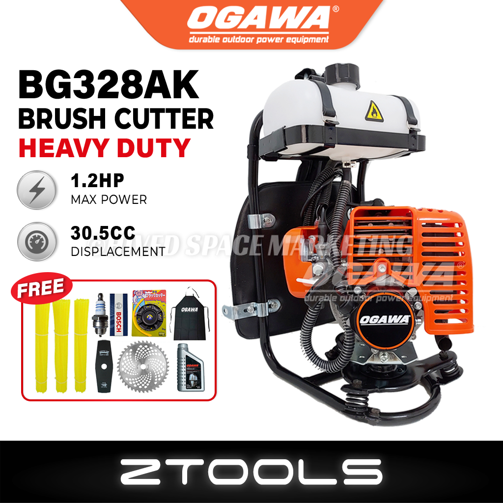 OGAWA BG328AK Gasoline Brush Cutter & Tasto TK-338 Mesin Rumput 30.5CC ...