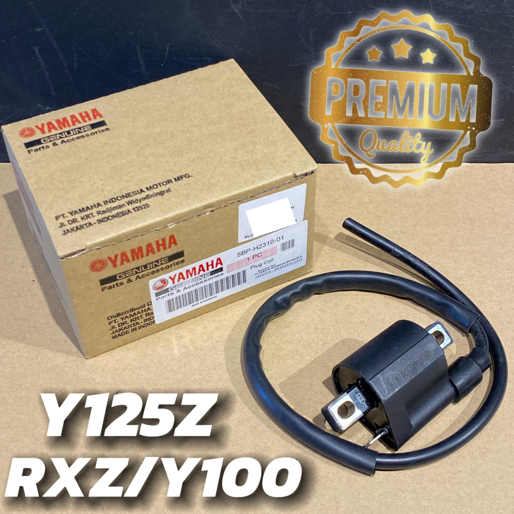 PLUG COIL YAMAHA 125ZR RXZ Y100 5BP-H2310-01 100%ORIGINAL HONG LEONG ...