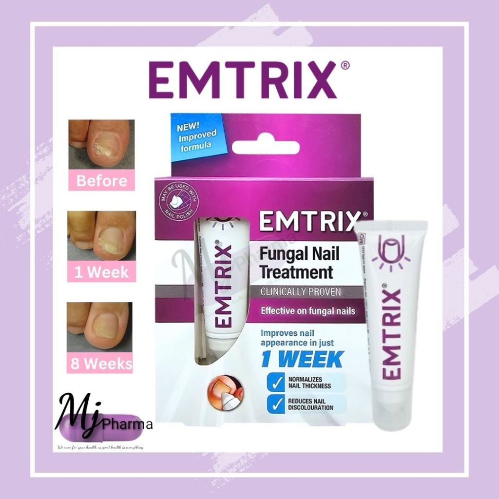 Emtrix fungal nail treatment 10ml kuku fungal panau | Shopee Malaysia