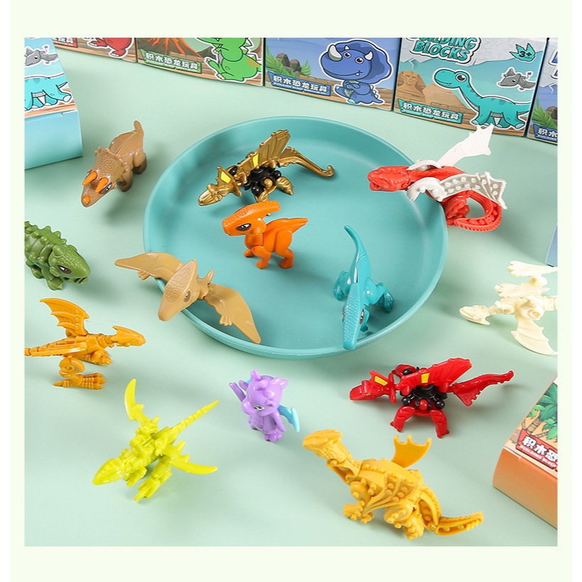 NN Dino Assembled Block Mini Size Early Learning Education Toy Goodies ...