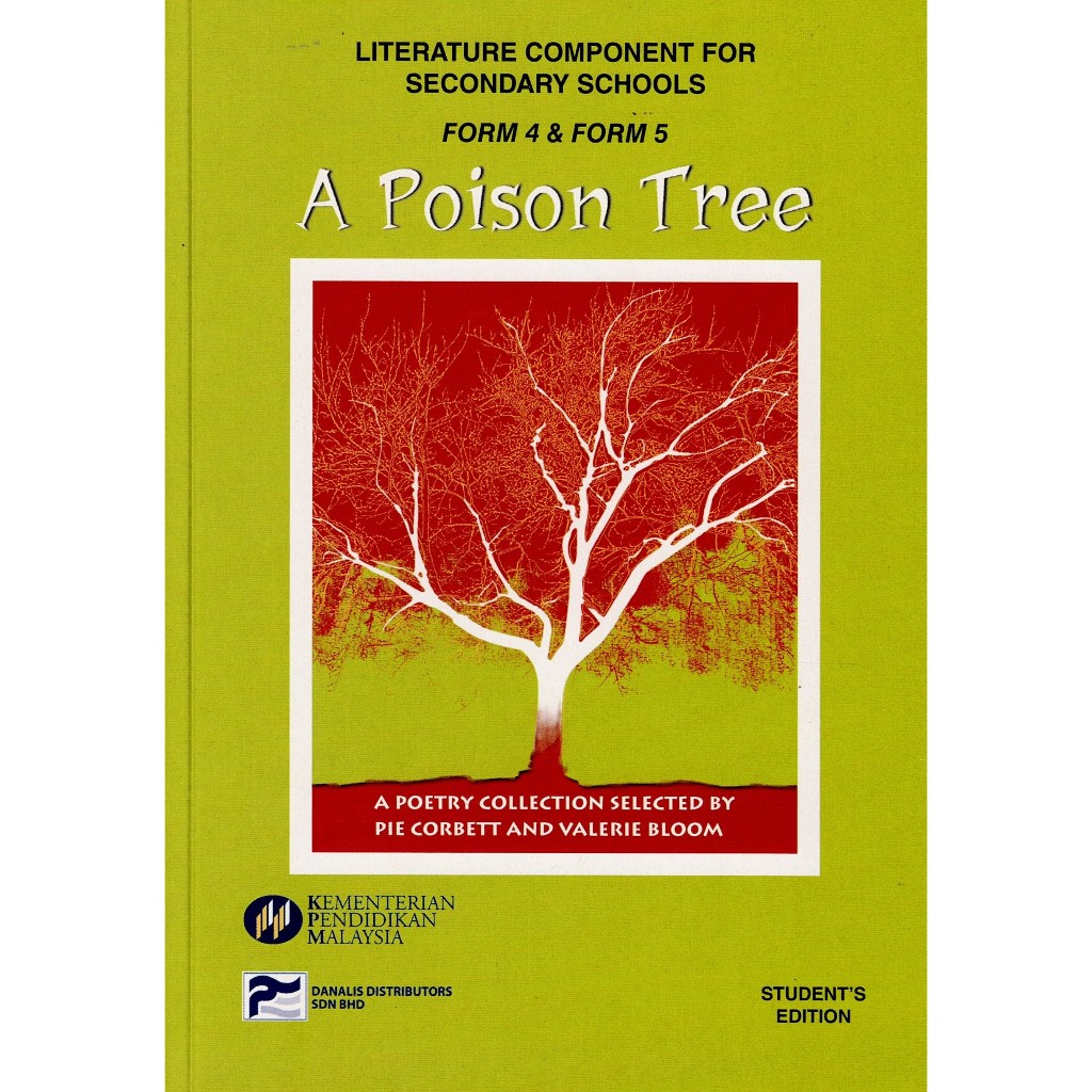 Buku Teks A Poison tree Form 4 & Form 5 Text Book (English Literature ...
