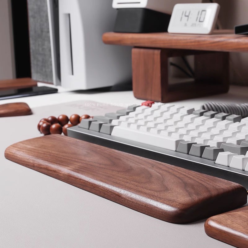 キーボード GROVEMADE Wood Keyboard Wrist Rest Leather Wrist Rest for Apple Keyboard | Grovemade®