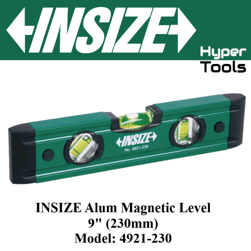 INSIZE Magnetic Base Aluminium Level / Water Level / Handy Level ...