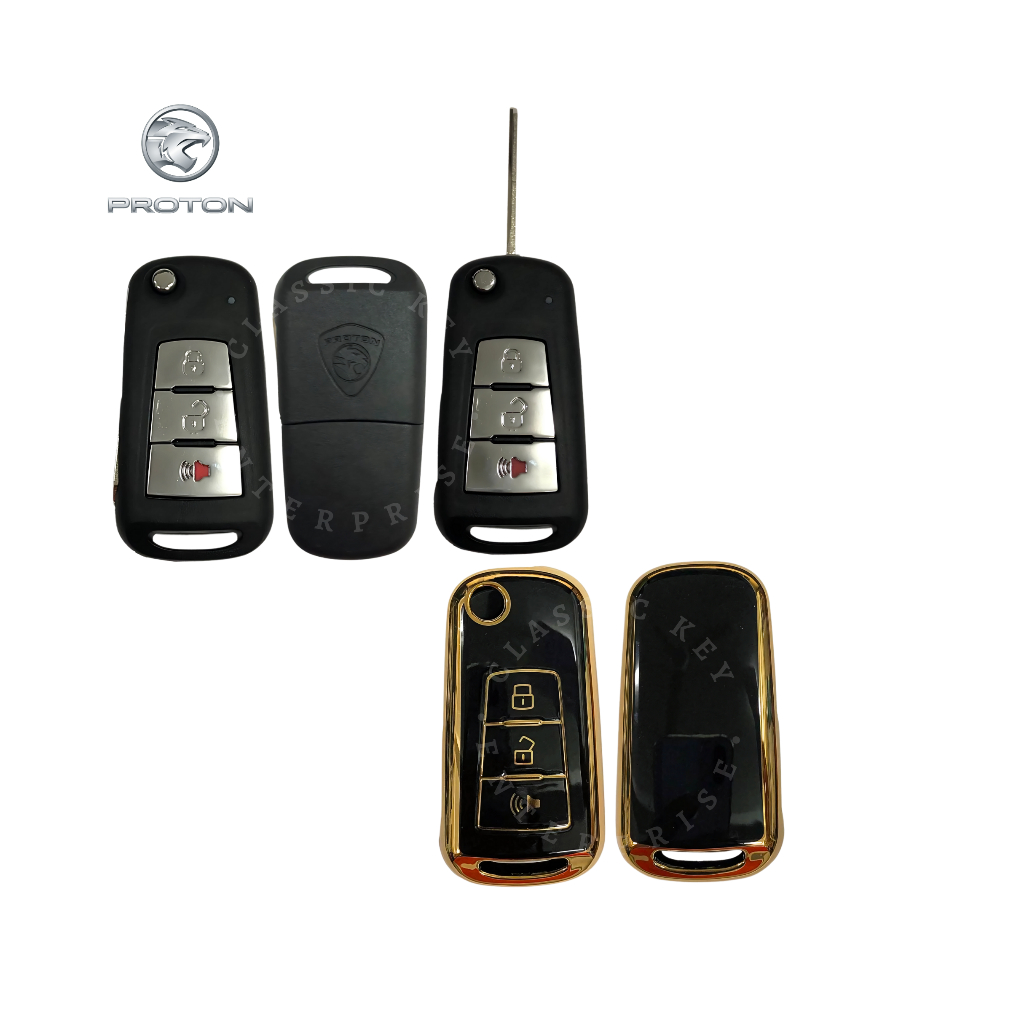 Proton Flip Key Casing Replacement & TPU Case Preve Saga VVT | Shopee ...