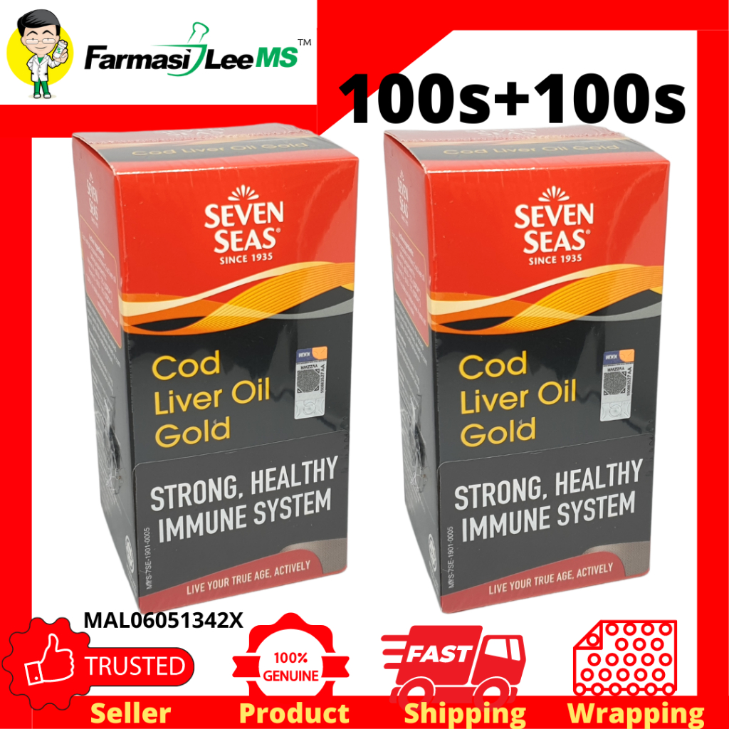 Seven Seas Cod Liver Oil 100s / 100s+100s (Exp 09/2027) | Shopee Malaysia