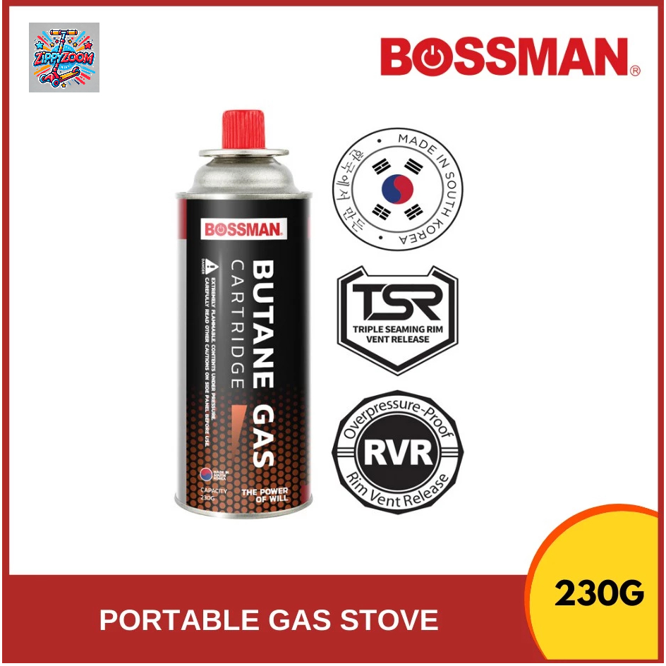 Bossman Butane Gas Cartridge (BBG-230) | Shopee Malaysia