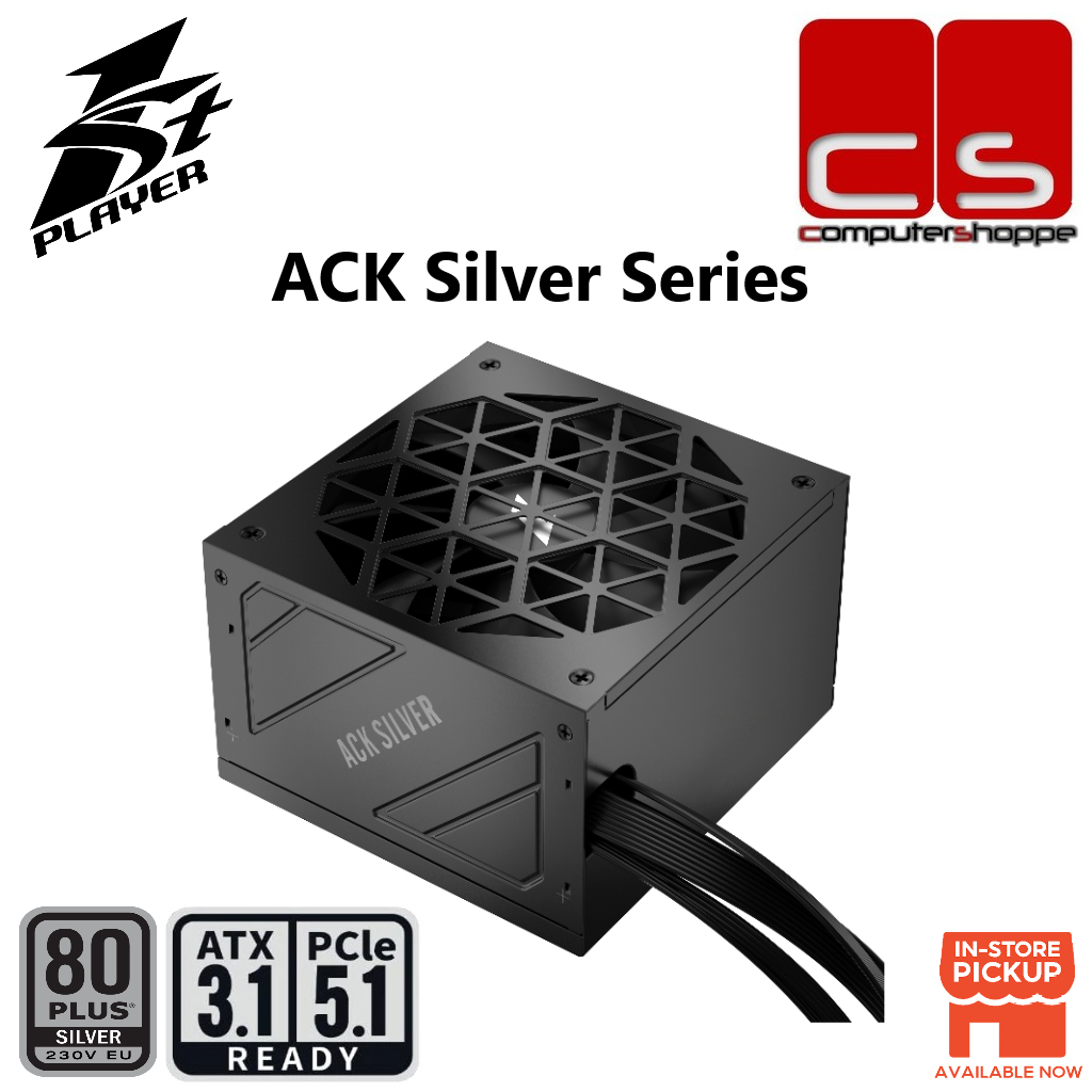 1stPlayer ACK Silver Series 80+ Silver ATX 3.1 Power Supply - 750w ...