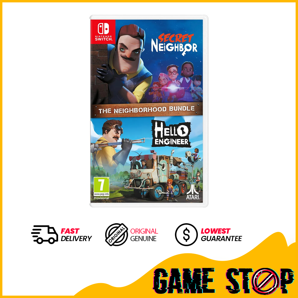 NSW Nintendo Switch Secret Neighbor + Hello Engineer - The Neighborhood ...