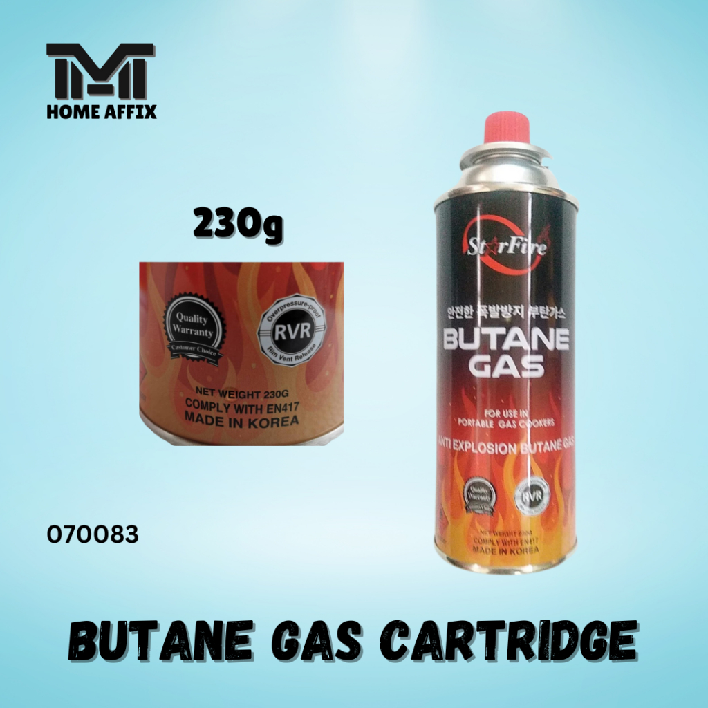 Butane Gas Cartridge 230g | Shopee Malaysia