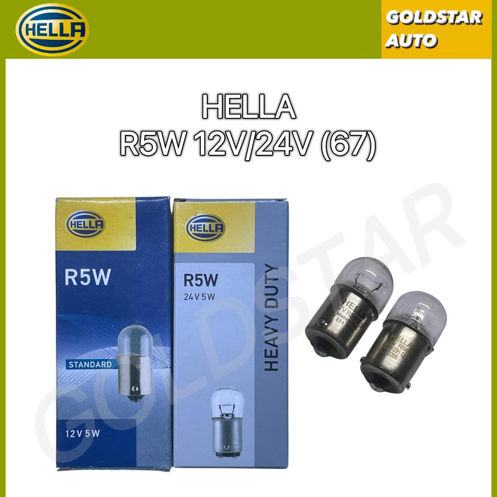 【Hella Original】【Single Bulb】R5W 67 Bulb 12V / 24V 5W | Signal / Tail ...