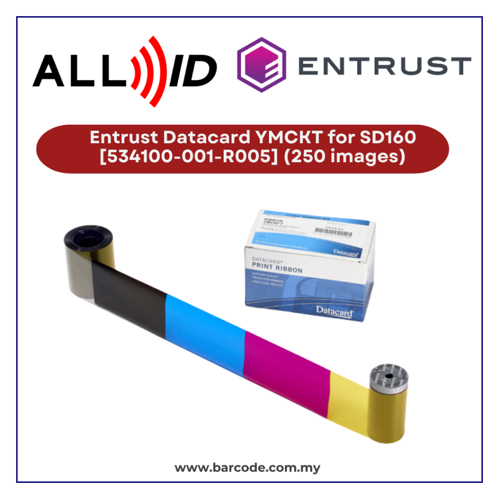 Entrust Datacard YMCKT for SD160 [534100-001-R005] (250 images ...