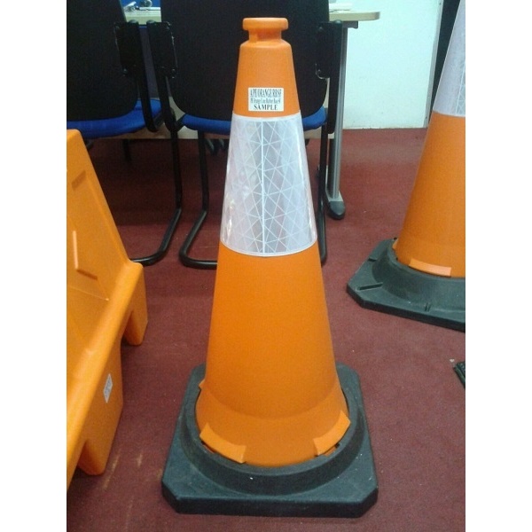 PE Orange Cone Australia Style - Interlocking System With Plastic Base ...