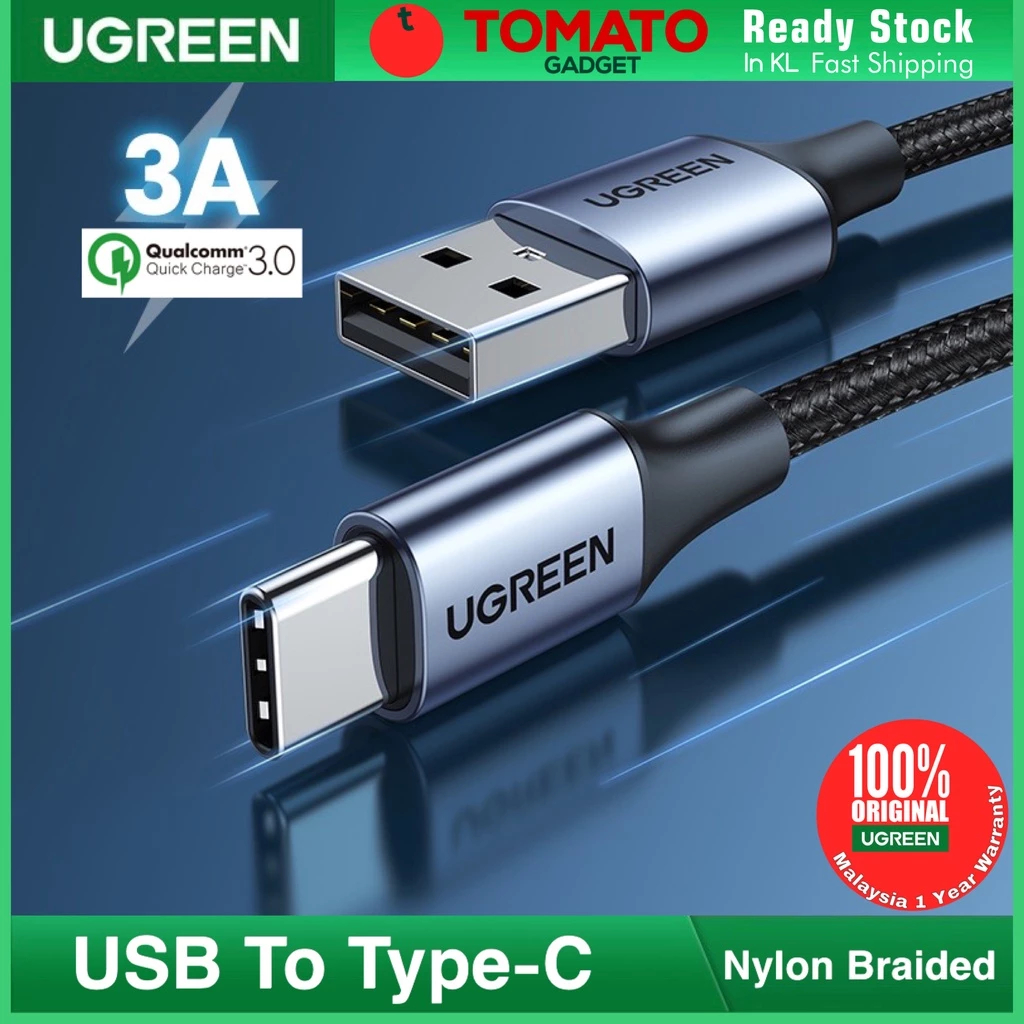 ugreen-type-c-cable-usb-fast-charging-nylon-braided-cable-for-samsung