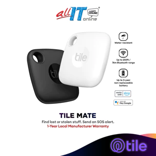 Tile Mate (2022) Bluetooth Tracker | Keys Finder and Item Locator | Up to 250 ft. Range - (1-PACK/2-PACK)