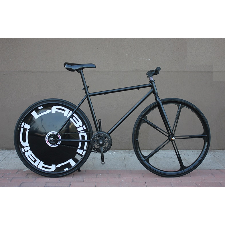 Fixed Gear All Black Racing Super Fast Road Bike Lightest weight Fixed ...