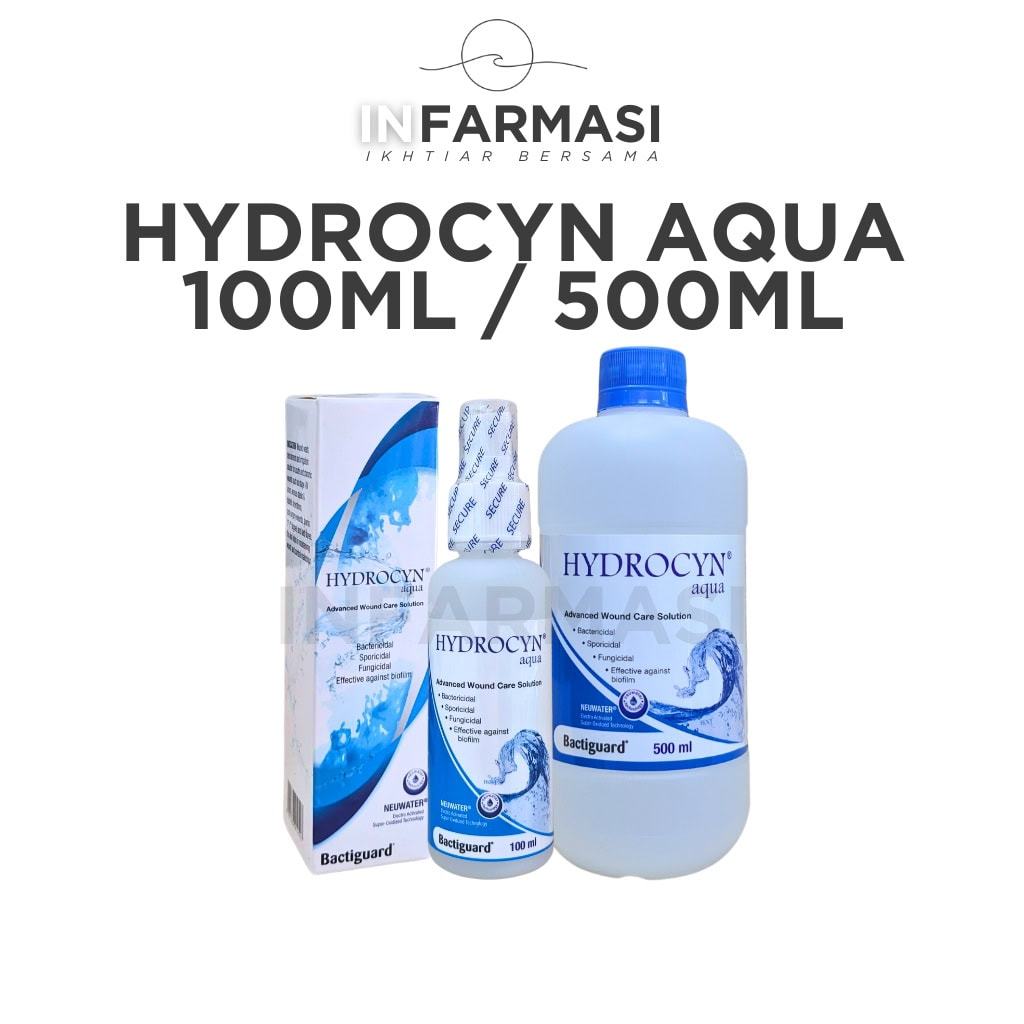 Hydrocyn Aqua Solution 100ml / 500ml | Antiseptik Air Cuci Luka Kencing ...