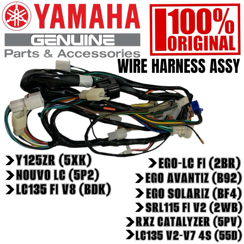 🔥100% ORIGINAL YAMAHA Y125ZR / NOUVO / SRL115 / LC135 / AVANTIZ ...