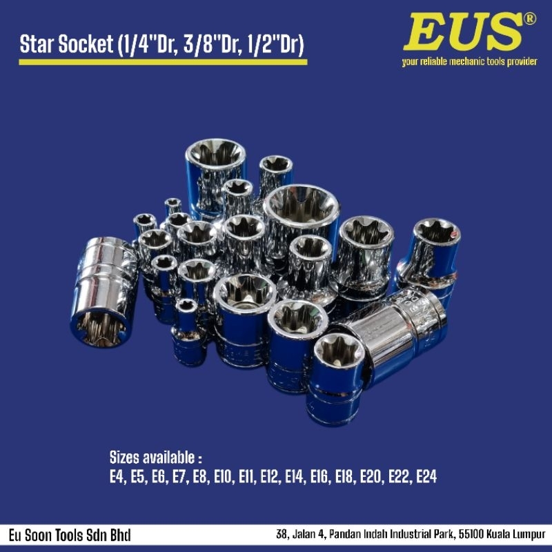 Star Socket | External Star Socket | 1/4