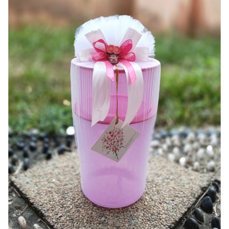 Tupperware Hamper One Touch Canister 2L & One Touch Topper 940ml (with ...