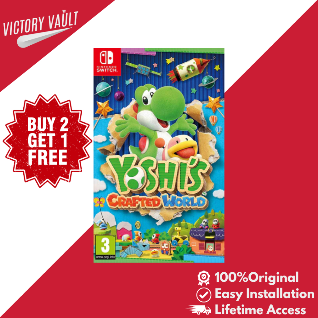 Yoshi's Crafted World Sur Nintendo Switch - Très Bon état - Jeu D'aventure