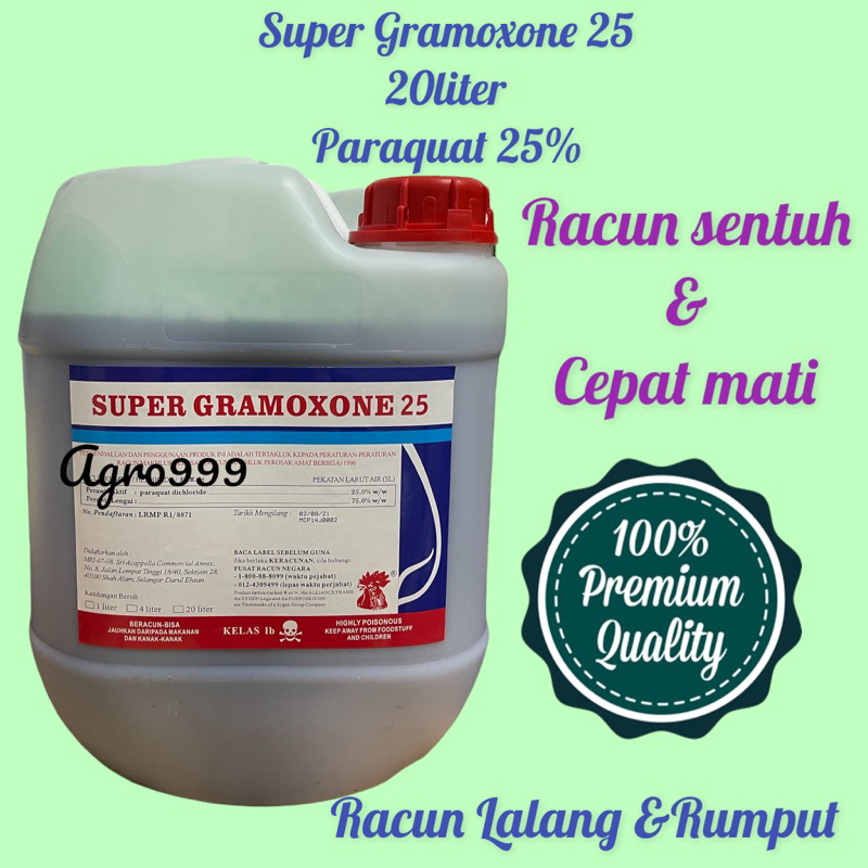 20L Racun sentuh 25%|Racun Lalang &rumput | Shopee Malaysia