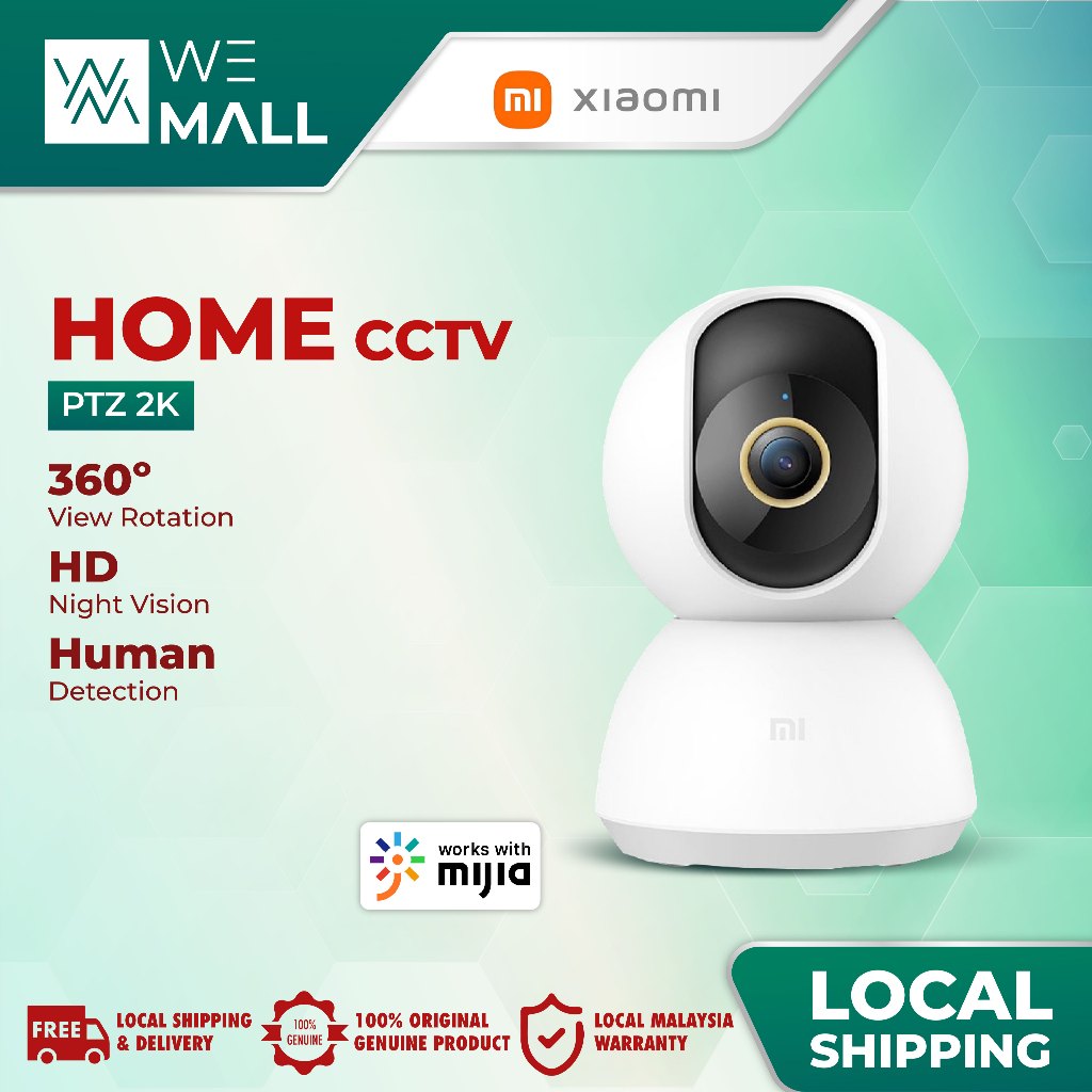 Xiaomi Mijia 360 IP Camera PTZ 2K Version Mi Home CCTV Security Cam ...
