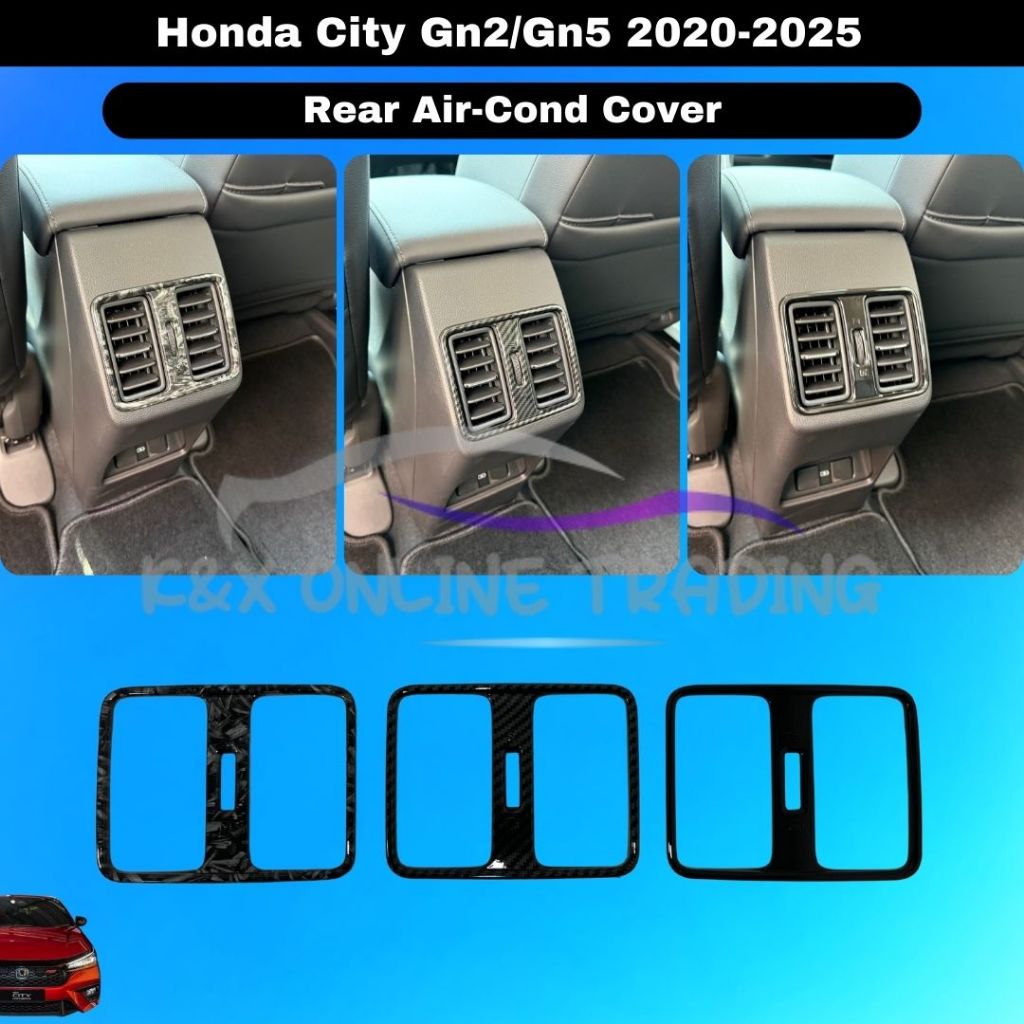 Honda City Gn2/Gn5 Hatch Back 2020-2025+ Carbon Trim&Glossy Black Rear ...