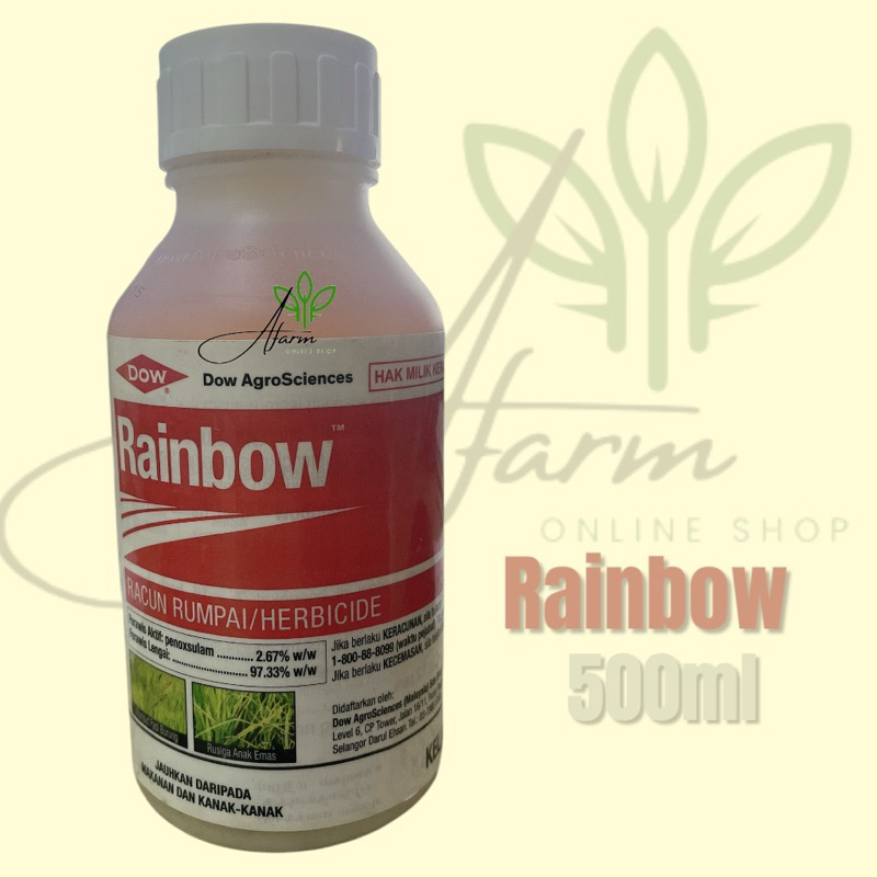 DOW Rainbow 500ml Racun Rumpai sawah padi | Shopee Malaysia