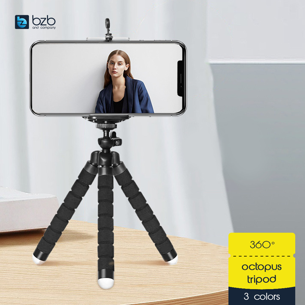 Flexible Mini Small 360 Degrees Rotatable Sponge Octopus Tripod Stand  Camera Mobile Holder 三脚架