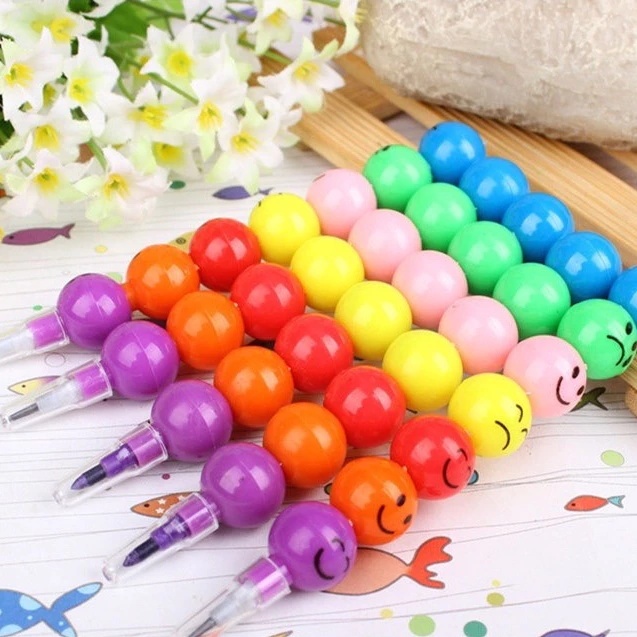 7 Colors EMOJI Bullet Crayon Bullet Pencil Writing Utencil Kawaii Cute ...