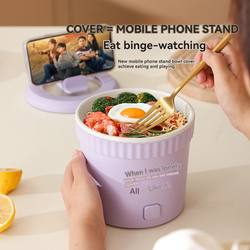 Small electric cooking pot, home dormitory instant noodle pot, fast ...