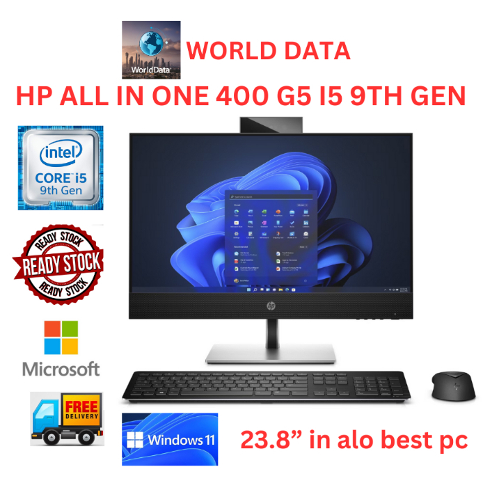 HP ALL IN ONE 400-G4 I5-9TH GEN 23.8'INCH DISPLAY | Shopee Malaysia