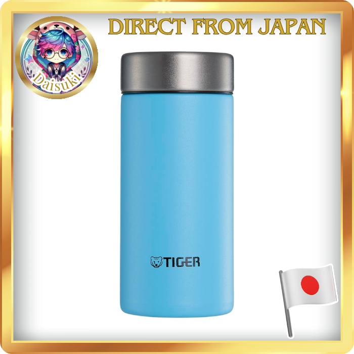 TIGER Thermal Flask 200ml White Hot Water OK Screw Stainless Bottle ...
