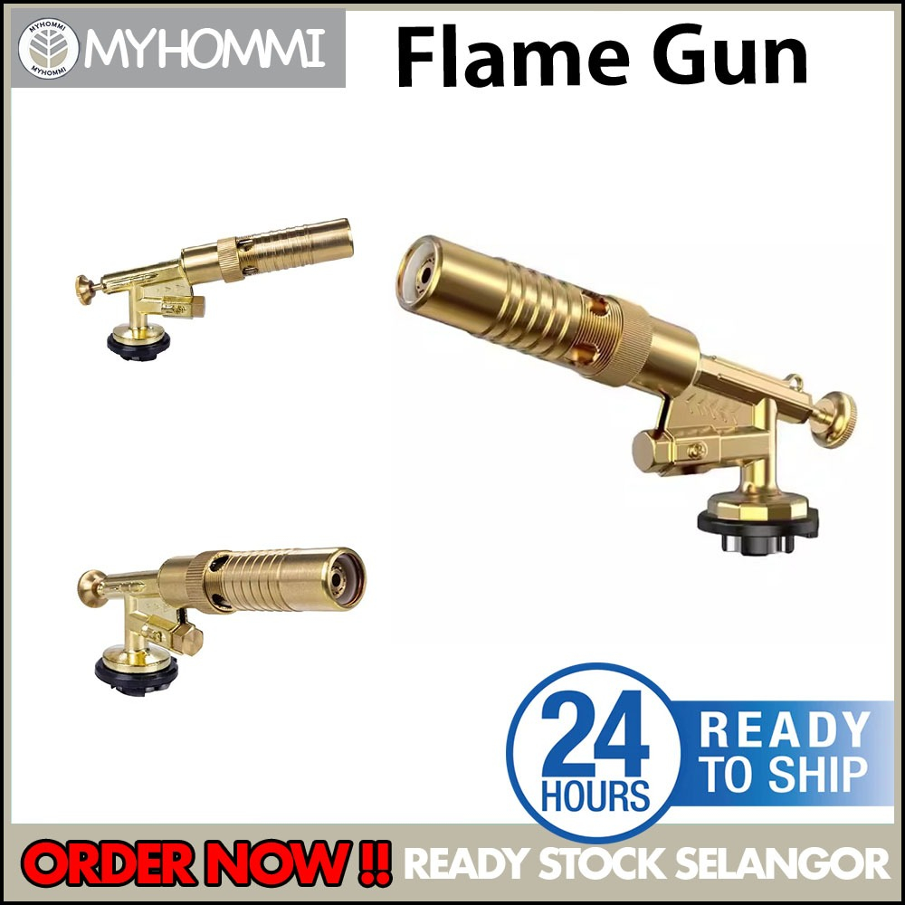 MYHOMMI Multipurpose Gas Torch Butane Burner High Temperature Flame Gun ...