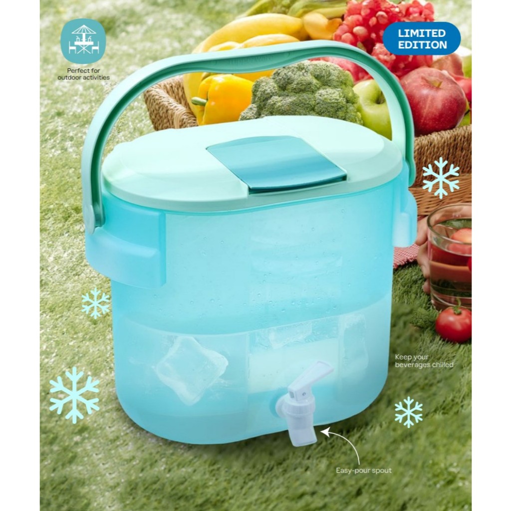 Tupperware Outdoor Cooler ( 1pc ) 8.7L - Included Handle | Shopee Malaysia