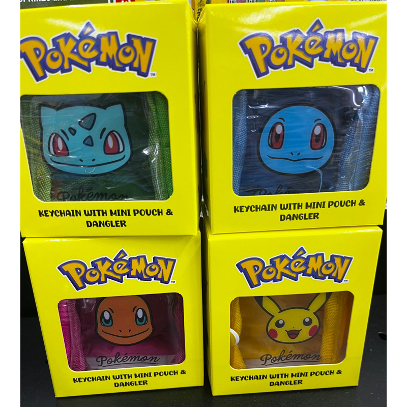 Pokemon Keychain with mini pouch | Shopee Malaysia