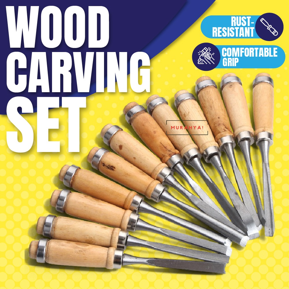 Carving Knife 12 Piece Set Chisel Set Carpenter Tools Knife issued 12 ...