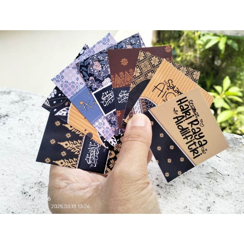 KAD UCAPAN WISH KAD RAYA SAIZ COMEL 6.5CM X 9.5CM | Shopee Malaysia