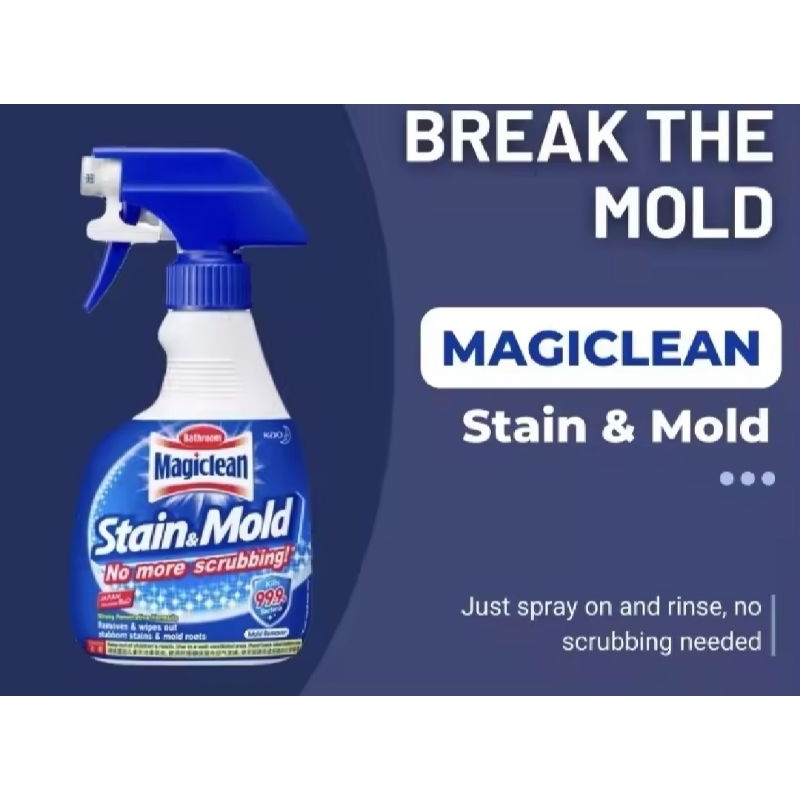 MAGIC CLEAN Bathroom Stain And Mold Remover 400ML | Shopee Malaysia