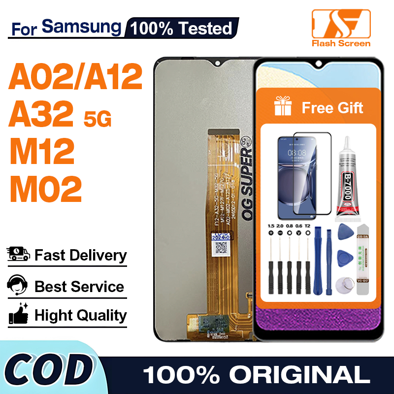 ORI LCD SAMSUNG A02/ A12/ M12/ M02/ A32 5G High-Quality touch display ...