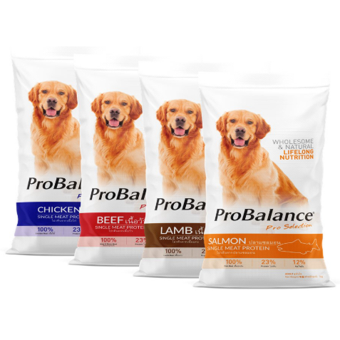 ProBalance Single Source Meat Dry Kibble Dog Food - Salmon/Lamb/Chicken ...