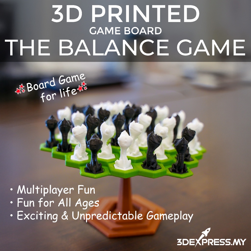 [3D PRINTED]  The Balance Tree Game – Family and Friends game