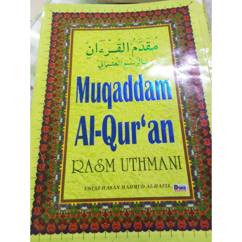 KOMBO : Muqaddam Al Qur'an-rasm Uthmani-ustaz Hassan Mahmud Al Hafiz ...