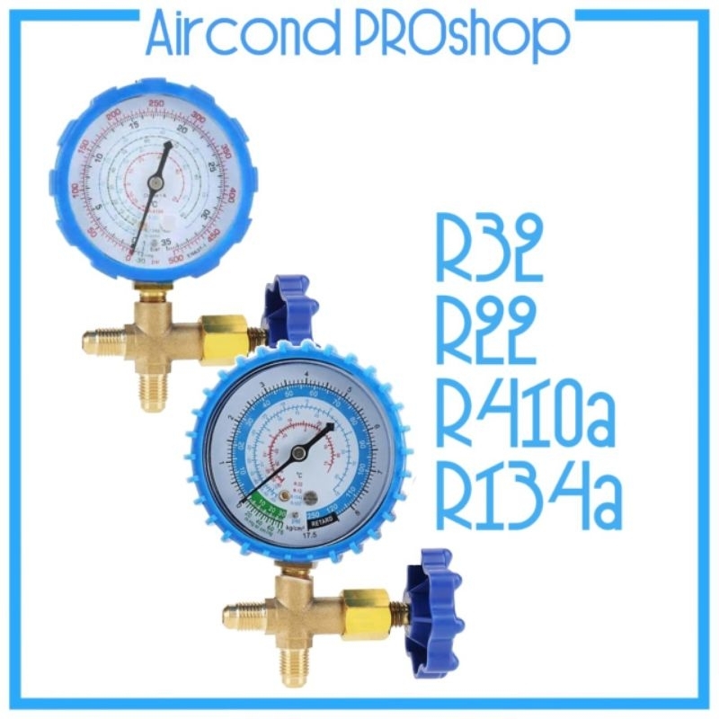 ACProS Aircond Manifold Gauge R32 R410a R22 R134a R12 Aircond Air ...