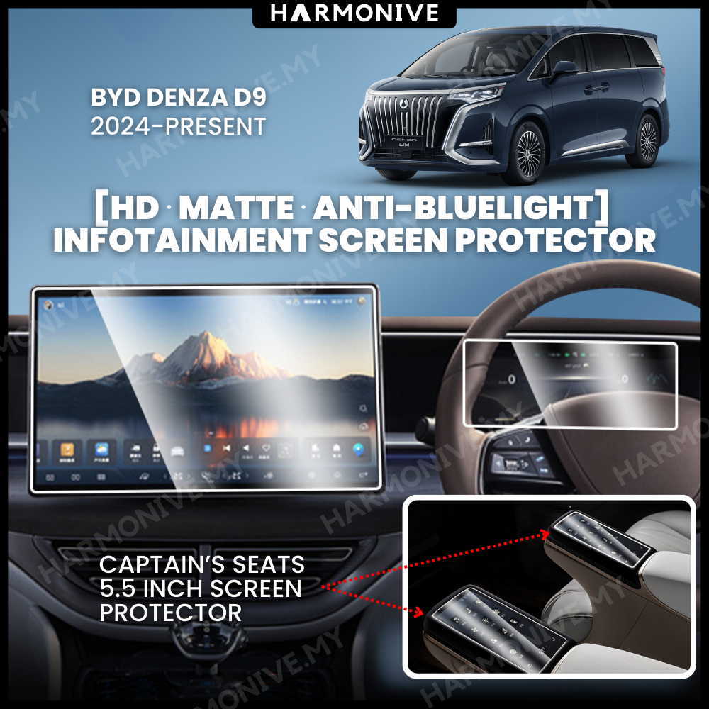 Harmonive Infotainment Tempered Glass Screen Protector Captain Seats ...