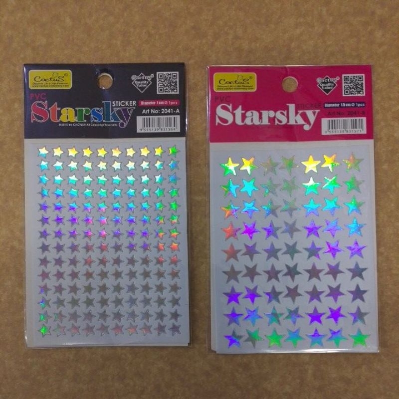 Star sticker for kid rewards five pointed star colored laser stickers ...