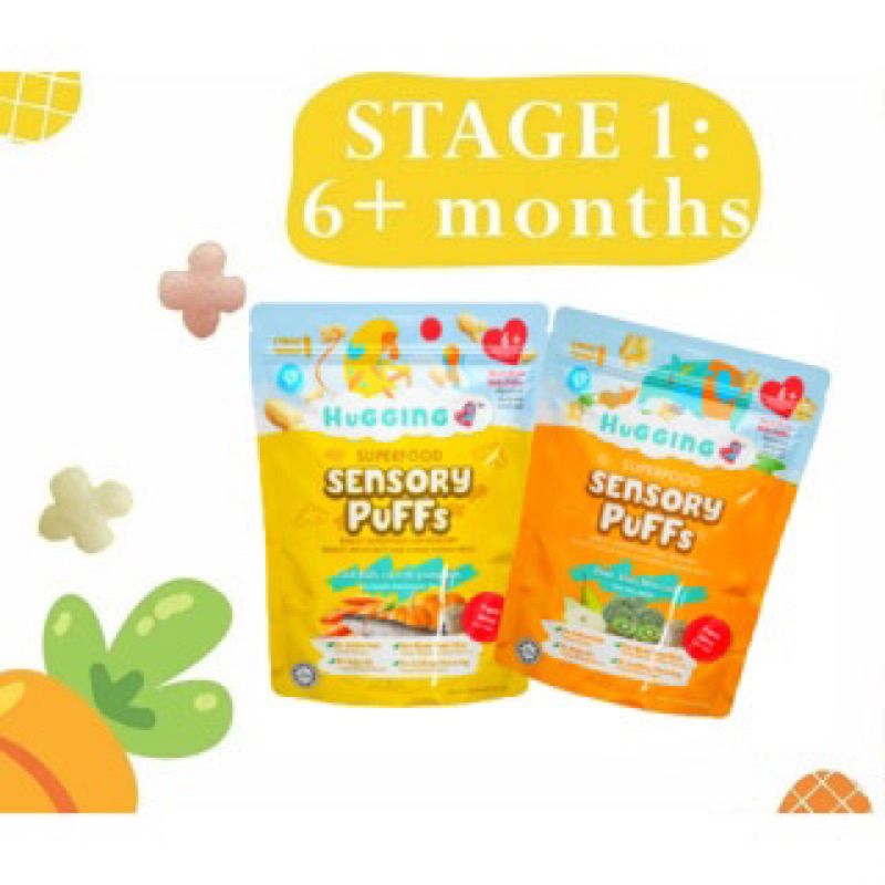Hugging Love Organic Puff- Codfish 🐟 + Carrot 🥕 + Pumpkin 🎃 (10g) exp ...
